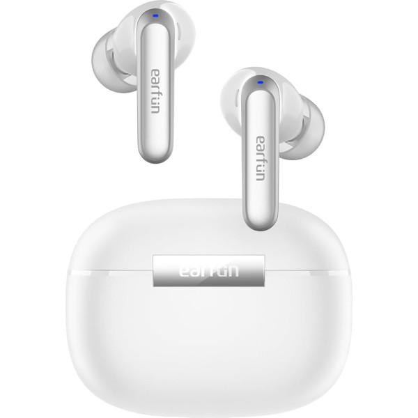 EarFun Air 2 Kabellos Bluetooth Kopfhörer In Ear, Hi-Res Audio, LDAC, 10mm Woll-Audiotreiber, EQ, 4 HD-Mikros Anrufe, Bluetooth 5.3, Multipoint, 40 Std Lange Akku, Kabelloses Laden, Spielmodus, IPX7