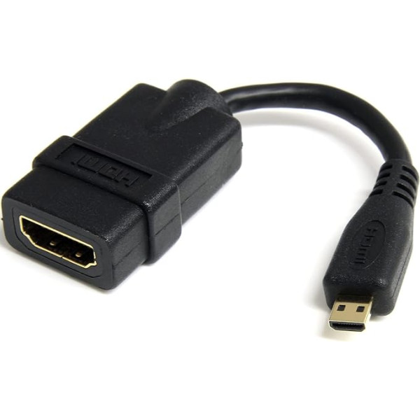 StarTech.com 5 collu F/M ātrgaitas HDMI adaptera kabelis ar Ethernet uz HDMI Micro