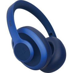 Fresh 'n Rebel Clam Blaze Bluetooth austiņas uz ausīm ar 80 stundu atskaņošanas laiku, ideāls zvans, vēja trokšņu slāpēšana, bezvadu savienojums, ātrā uzlāde, pogu vadība, apkārtējās skaņas režīms (zilas)