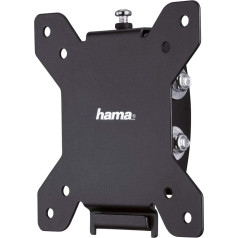 Hama TV-Wandhalterung TILT, negbar, für 25 - 66 cm Diagonale (10 - 26 Zoll), für max. 30 kg, VESA bis 100 x 100, Wandabstand 3,5 cm, schwarz