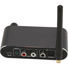 Приемник-передатчик Bluetooth 5.1, беспроводной аудиоадаптер, приемник-передатчик, оптоволоконный коаксиальный аудиоадаптер HiFi для телевизора,