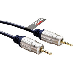 Rhinocables Premium Aux Lead OFC Jack Pure 3.5 mm Jack Stereo AUX Audio Cable 10m blue