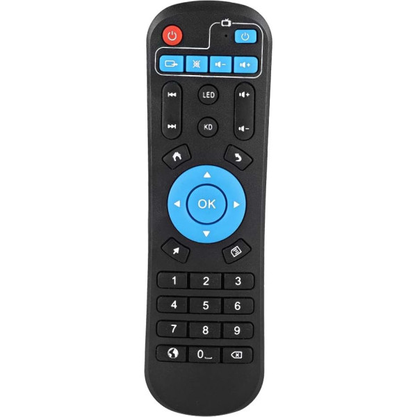 Kafuty Universāla tālvadības pults mājas TV pierīces pults pults nomaiņa Izturīga tālvadības pults, kas piemērota T95Z Plus T95U Pro T95V Pro Q Plus QBOX T95Z Plus T95U Pro T95V Pro Q Plus QBOX