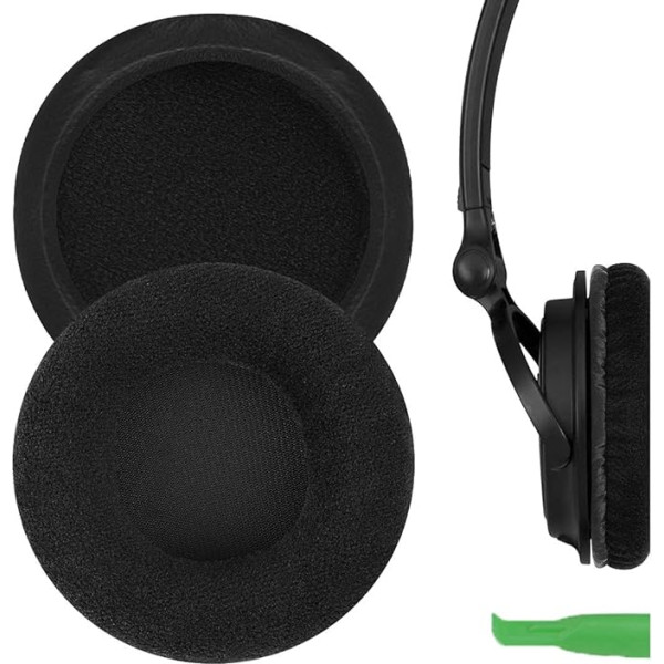 Geekria Comfort Velours-Ohrpolster für Sony MDR-V150 V200 V200 V250 V300 V400 ZX300-Kopfhörer, Ersatz-Ohrpolster/Ohrmuscheln/Ohrabdeckung, Headset-Ohrpolster-Ersatzteile (melns)