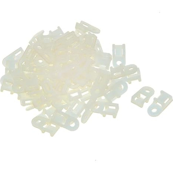 sourcingmap STM-0 19 x 9,5 x 5 mm neilona kabeļu saspraudņi (76 gabali)