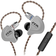 CCA C10 Hybrid Driver In Ear austiņas, HiFi Stereo austiņas, jaudīgi basi, sporta austiņas ar ergonomisku un ērtu dizainu spēlēm, mūzikai, šoviem, skatuvei