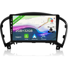 BXLIYER Android 12 Auto radio priekš Nissan Juke J15 (2010-2019) / YF15 Infiniti ESQ (2011-2017) - atpakaļgaitas kamera - 2G + 32G - IPS 9 collu 2 DIN - DAB stūres vadība WiFi Carplay Android Car