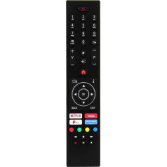 121AV RC43137P Ersatzfernbedienung kompatibel mit Bush Digihome Techwood Finlux 32-FHD-5620 Electriq 30101759 Smart LED TVs mit Prime Video Netflix Youtube Freeview Play Tasten