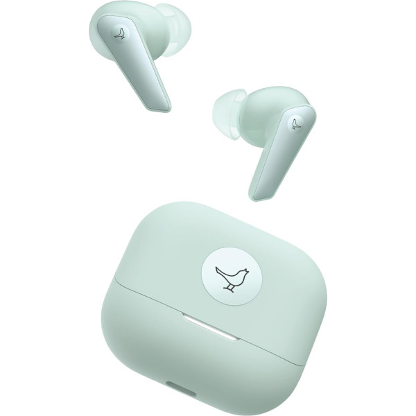 Libratone AIR+ 3 True Wireless In-Ear austiņas ar aktīvo trokšņu slāpēšanu (Hi-Fi skaņa, 24h akumulators, ANC, trokšņu slāpēšana, IP54, Bluetooth 5.2) (zaļas) (zaļas)