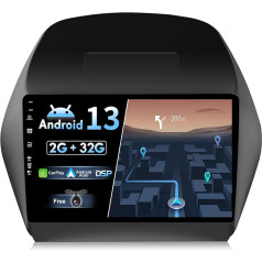 JOYX Android 12 autoradio piemērots Hyundai IX35 (2010-2017) ar 2.5D - bez aizmugures skata kameras - [2G + 32G] - 10,1 collas - 2 DIN - atbalsta DAB stūres vadības ierīci 4G WiFi Bluetooth Carplay