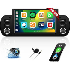 2G 64G Android 13 Autoradio für FIAT Panda 2013-2020 mit Wireless Apple Carplay Android Auto, 6.2