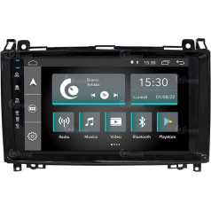 Personalisiertes Autoradio für Mercedes A/B-Klasse Android GPS GPS Bluetooth WiFi USB DAB+ Touchscreen 9