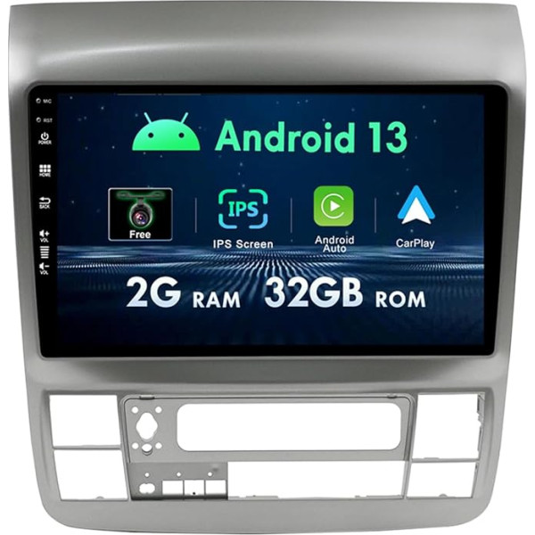 MISONDA Android Autoradio für Toyota Alphard 2002-2010 - kostenlose Kamera und Mikrofon - [2G+32G] - 9 Zoll IPS 2 Din - unterstützt DAB+ Lenkradsteuerung 4G Carplay Android Auto RDS