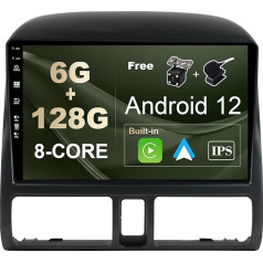 SXAUTO - 6G+128G - Android 12 IPS Autoradio für VW Altea (2004-2015) - Eingebaut Carplay/Android Auto/DSP - LED Kamera + MIC - DAB Lenkradsteuerung Fast-Boot 360-CAM WiFi - 2 Din 9 Zoll