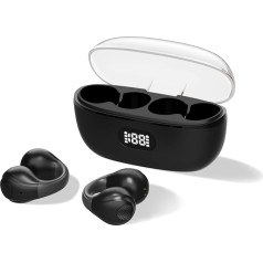 Bluetooth austiņas, austiņas uz ausīm, bezvadu Bluetooth 5.3 HiFi Premium Sound, Air Line Bone Sound sporta austiņas, aizdares uz austiņām, sporta austiņas, kas ērti piemērotas iPhone/Huawei/Samsung ierīcēm