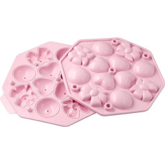 Zenker Cake Pops Maker Candy Mould, Cake Mould, with Accessories (Stems), Mould for Delicious Cake Lollipop (Colour: Pink), Quantity: 1 Piece