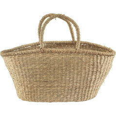 Sass & Belle Woven Seagrass Shopping Bag, brown