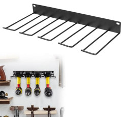 CUNQN Power Tool Organizer Sienas turētājs urbjmašīnas turētājs 4 urbjmašīnām Metāla plaukts Heavy Duty urbjmašīnu glabāšanas plaukts Urbju uzlādes stacija garāžai Mājas darbnīca