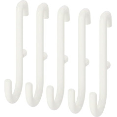 IKEA Skadis 203.208.02 Hooks White Pack of 5