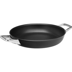 WMF Steak Professional Serving Sauté panna 28 cm Indukcijas steiku panna Ideāli piemērota apcepšanai Pikants daudzslāņu materiāls Ātra karstuma kontrole Droša krāsnī