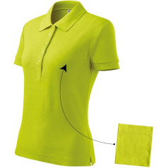 Рубашка-поло Хлопок W MLI-21362 лаймово-зеленый / XS