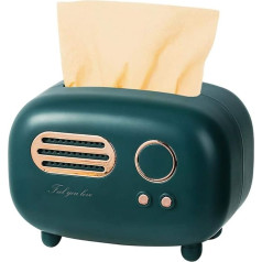 BSTOB Retro Radio Tissue Box Practical Desk Napkin Box Fashion Kitchen Living Room Bedroom