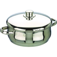 IBILI CACEROLA Con TAPA INOX Oslo 28 CMS, nerūsējošais tērauds, Silber, 28 cm, 2-Einheiten