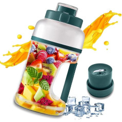 Portable Blender, Mini Blender with 3000mAh USB Magnetic Charge, Fresh Juice Blender, 1L Water Bottle, Smoothie Blender, Sports Water Bottle, Food Blender, Home/Office/Gym/Travel