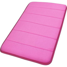 uxcell Hot Pink atmiņas putu vannas istabas paklāji Mīksts un absorbējošs neslīdošs vannas istabas paklājs vannas istabai 24 x 16 collas