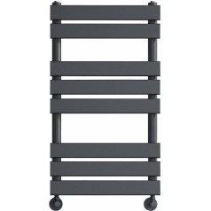 ZAMUNA Apsildāms dvieļu žāvētājs Radiators Duell Fuel Towel Warmer vannas istabas centrālapkures panelim Antracīts 800 x 450 cm