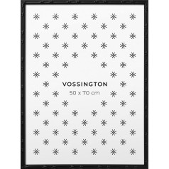 Vossington Picture Frame 50 x 70 cm Black Bamboo Modern Design Made of Imitation Bamboo Poster Frame for 1 Picture, Poster or Puzzle in the Format 50 x 70 cm (70 x 50 cm)