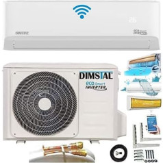 18000 BTU 5,3 kW QuickConnect Ultra Split gaisa kondicionieris + sildītājs ECO Smart WiFi / Super jonizators / Self-Clean / Follow Me Komplektā ietilpst QuickConnect 4 m līnijas