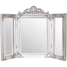 Зеркало для макияжа HomeZone Antique Silver Trifold