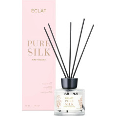 ÉCLAT Pure Silk Room Fragrance - ilgnoturīgs gaisa atsvaidzinātājs ar augstas kvalitātes sastāvdaļām - 130 ml - ar filca stienīšiem