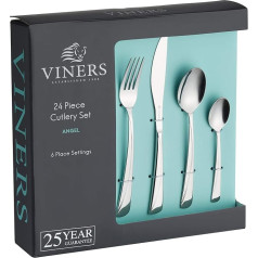 Viners Engel, Edelstahl, 24-teiliges Set, 6,5 x 24 x 28 cm