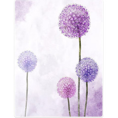 YISUMEI Sega 150 x 200 cm Mīļas segas Soft Flannel Soft Fleece Blanket Bed Throw Dandelion Purple Purple