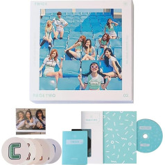 TWICE PAGE TWO 2nd Mini albums Cheer Up (Mint Ver. ) CD + fotogrāmata + virtene + lentikulārā karte + fotokarte