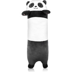 Plīša spilvens Panda spilvens Mīļš dzīvnieku plīša elastīgs mīksts spilvens Kokvilnas spilvens Cuddly Doll Sofa Gulta rotaļlieta Karikatūra Dāvana bērniem pieaugušajiem 110 cm