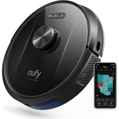 eufy RoboVac L70 MAX Saugroboter von Anker, Roboterstaubsauger mit iPath™ Laser Navigation, 3000Pa Saugkraft, WLAN, Kartierung in Echtzeit, für Hartböden bis mittelhohe Teppiche (Generalüberholt)