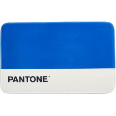 Pantone™ Vannas istabas paklājs neslīdošs atmiņas putu absorbējošs mīksts gumijas pamatni mazgājams moderns dzīvojamās istabas paklājs 80 x 50 cm zils