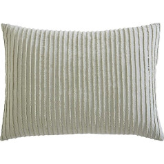 Beatrice Home Fashions Channel-Chenille-Tagesdecke, Standard-Kissenbezug, Salbeigrün