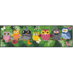 Salonloewe Durvju paklājs Jungle Owls 030 x 100 cm Apavu stāvvieta