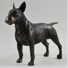 Fiesta Studios Skulptur Bullterrier, klein, kaltgussbronze, 11,5 cm hoch