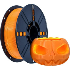 PLA Plus (PLA+) 3D filaments 1,75 mm PLA Plus, izmēru precizitāte +/- 0,02 mm, 1 kg spole (2,2 lbs), 3D printera filaments, oranžs