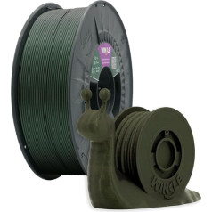 Winkle PLA HD filaments 1,75 mm, zaļš, ar traucējumiem, 3D drukāšanai, spole 1000 kg