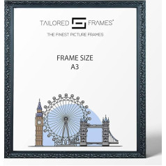 Tailored Frames - Vienna Black Vintage Picture Frame - черная, подходит для установки или подвешивания.