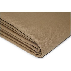 100% kokvilnas krāsots auduma auduma kleita amatniecības materiāls 300cm x 150cm Taupe