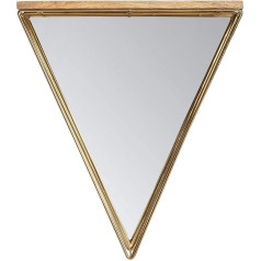 Habitat Fetco FA3724W Gatana Zelta trīsstūra spogulis, metālisks