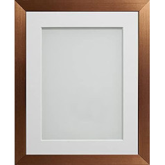 Frame Company Simpson Range Copper Picture Frame with Mount *Choice of Sizes* White Mount 16 x 12 for Pic Size 13 x 9 Inches