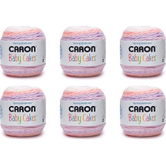 Caron Baby Cakes Ballerina 100g (6 gabaliņu iepakojums)